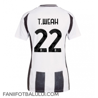 Juventus Timothy Weah #22 Tricou Fotbal Replică 2024-25 Femei Acasa